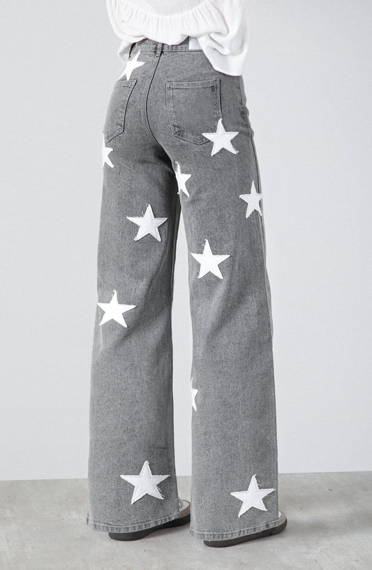Pantalón Multi Estrellas Gray