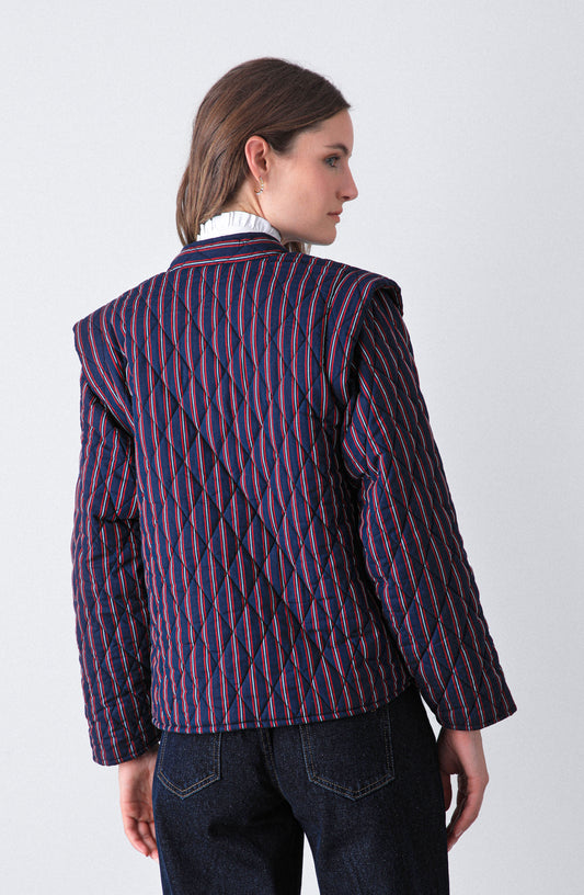 Chaqueta Quilted Navy