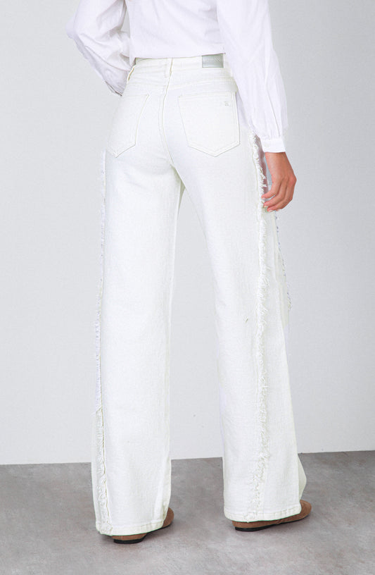 Pantalón Flecos White