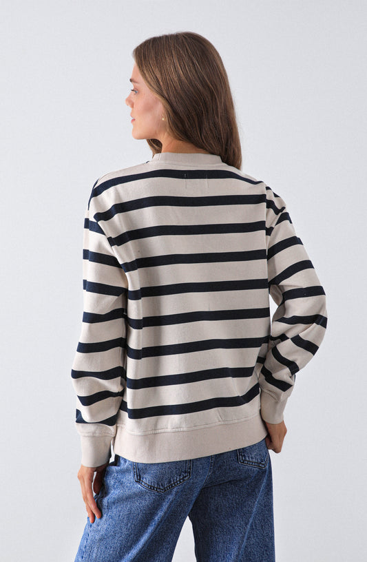 Polerón Marinero Rayas Navy