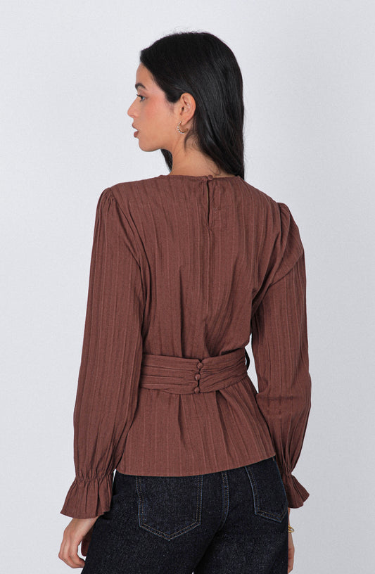 Blusa Cinta Brown