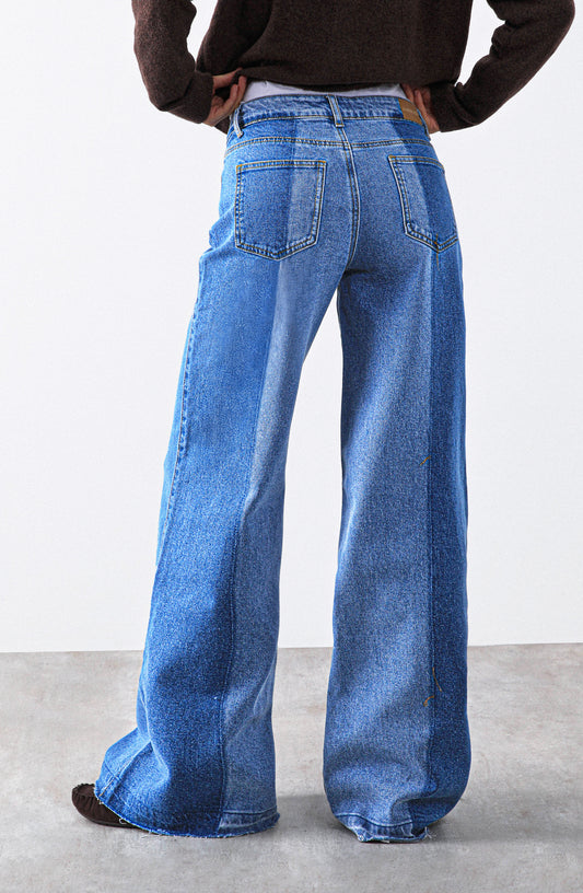 Pantalón Bicolor Blue