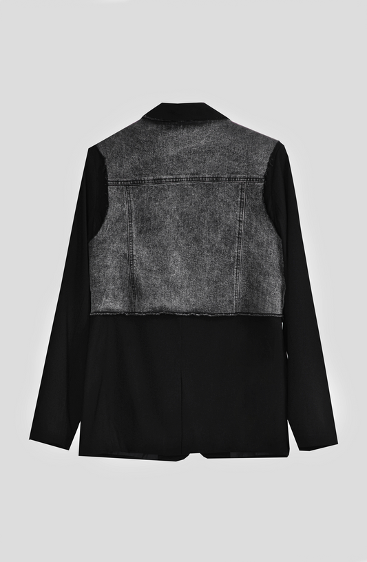 Blazer Aplicación Denim
