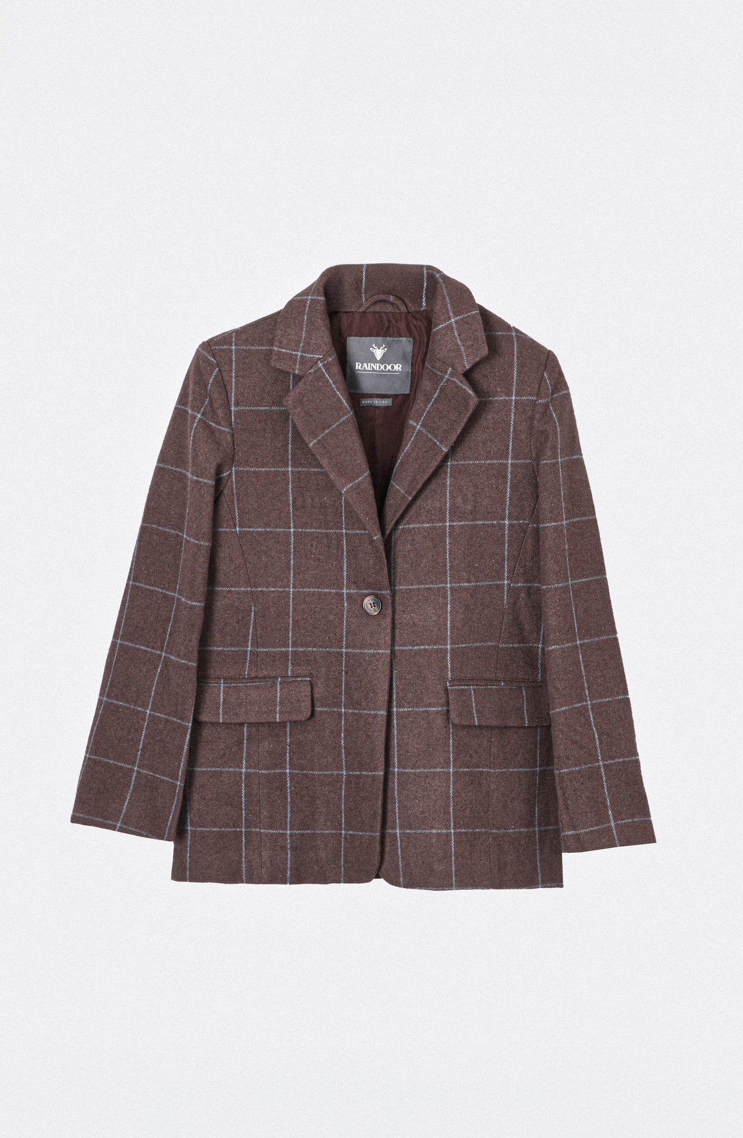 Blazer Cuadros Brown