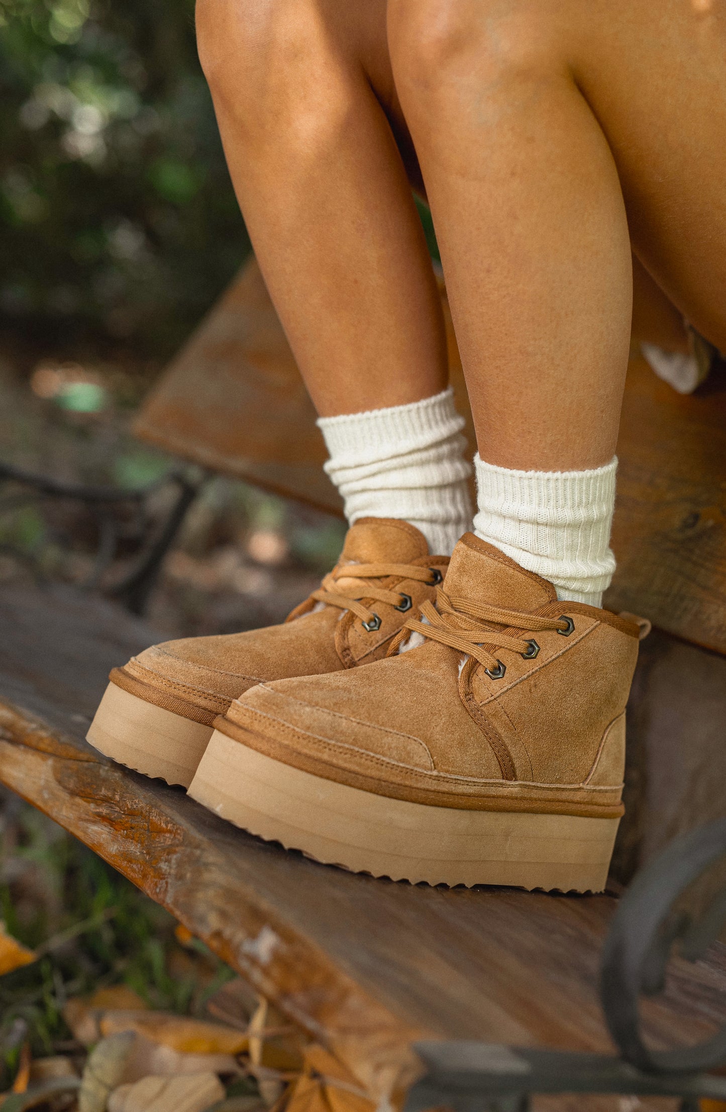 Botín Plataforma Caramel