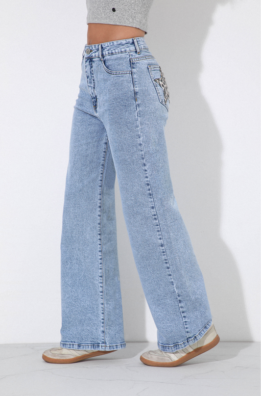 Pants Animal Print Star