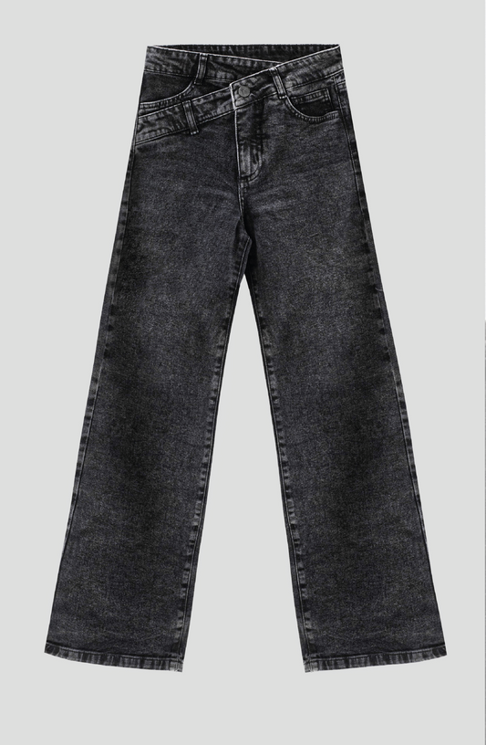 Pantalón Pretina Cruzada Black