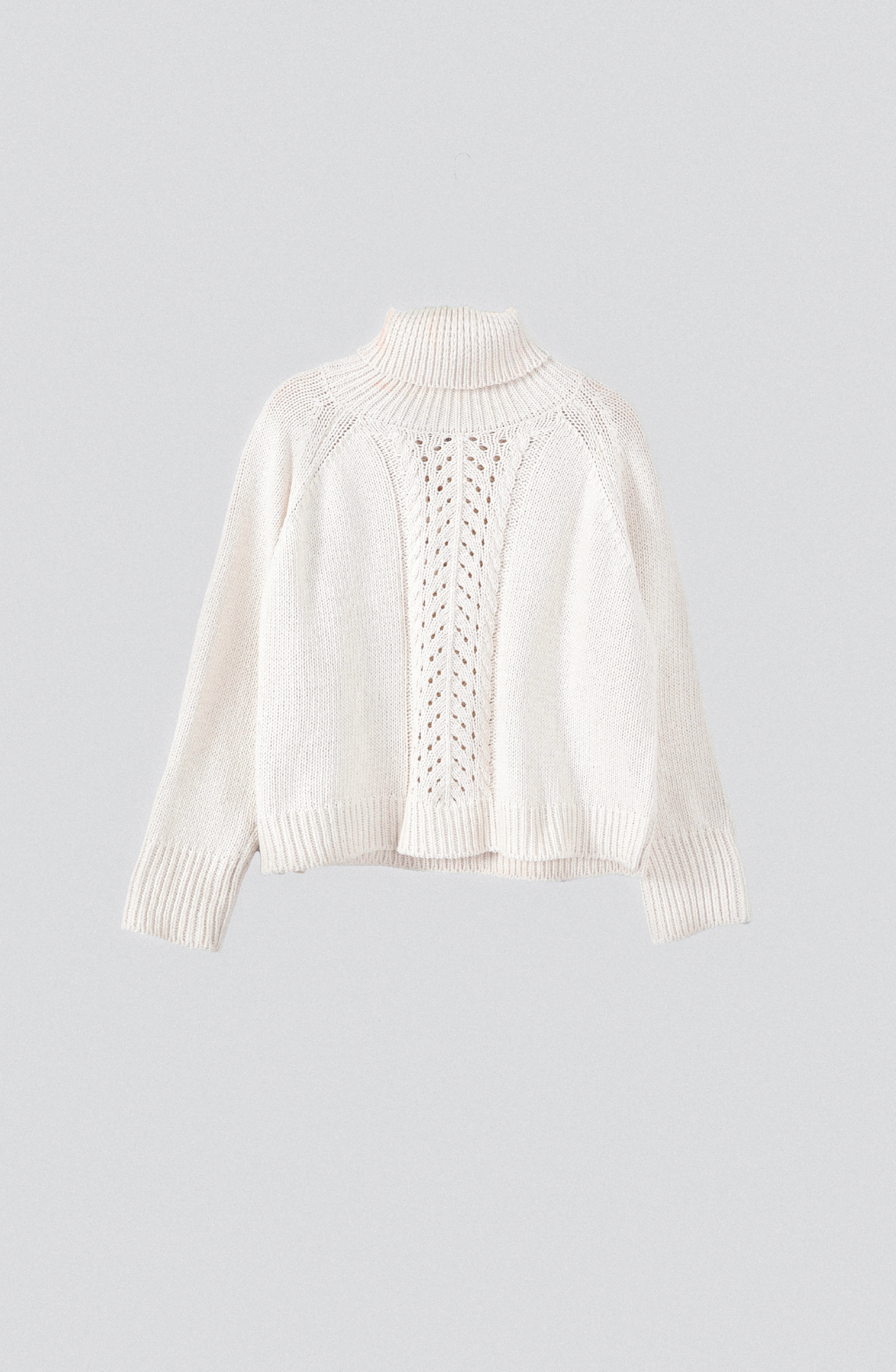 Sweater Cuello Tortuga Ecru