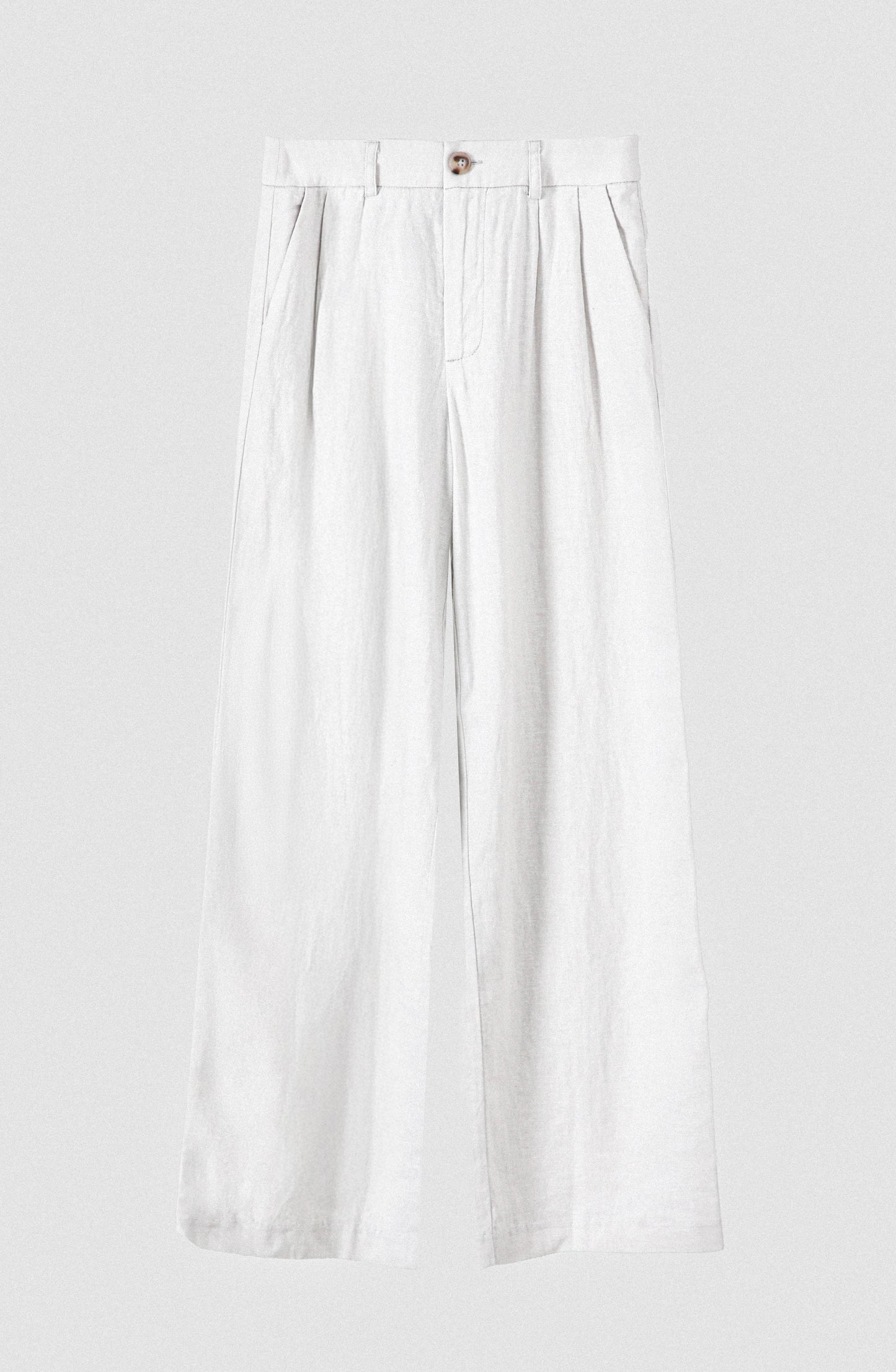 Pantalón Lino Liso White