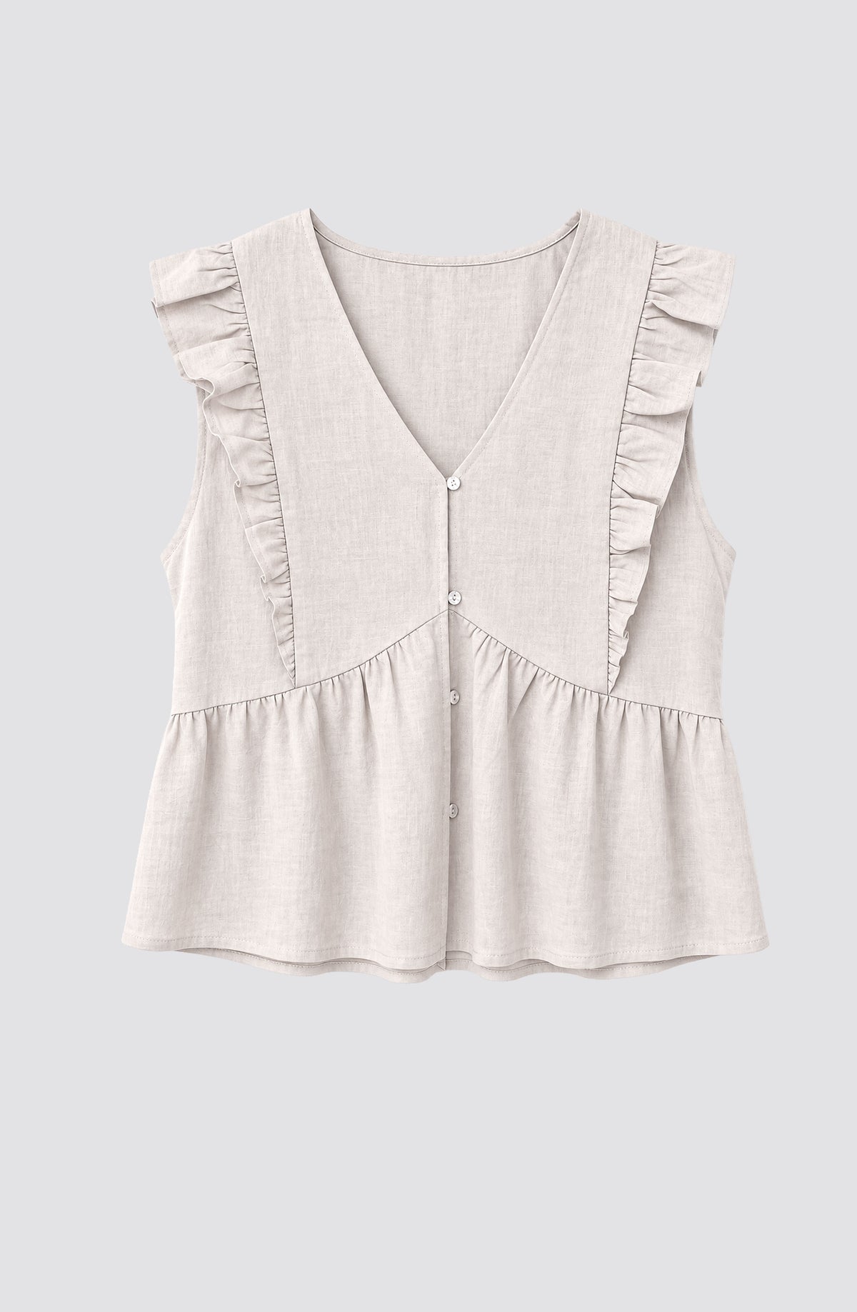 Blusa Vuelos Ecru