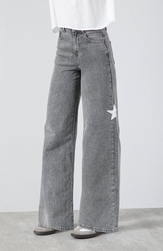 Pantalón Multi Estrellas Gray