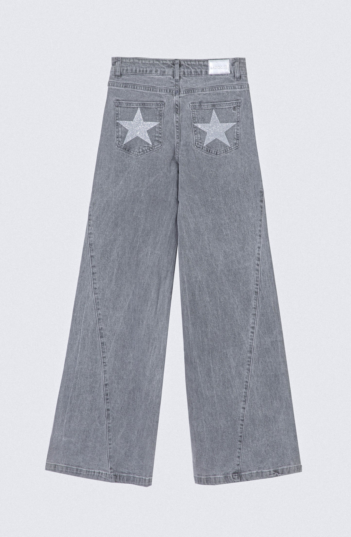 Pantalón Corte Lateral Estrella Grey