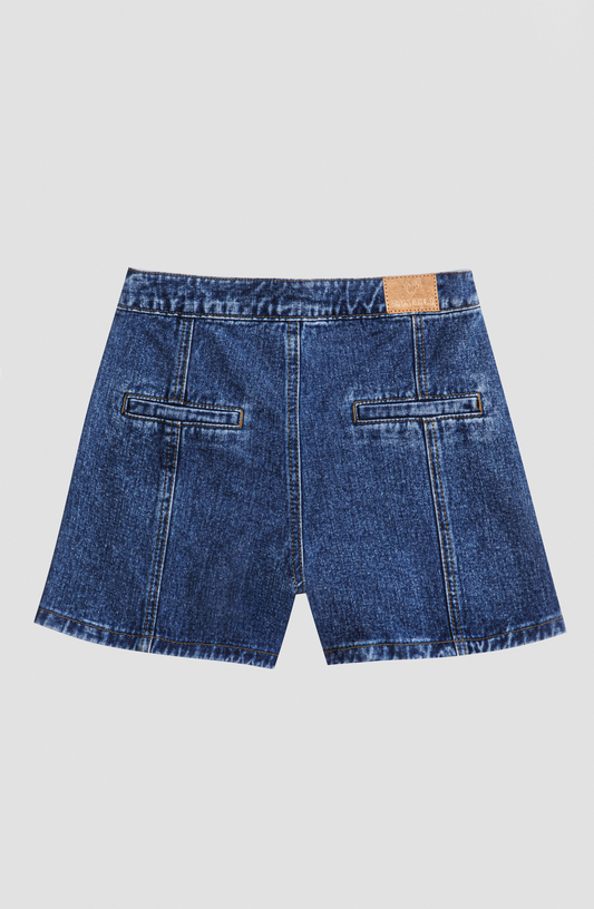 Short Front Pocket Blue