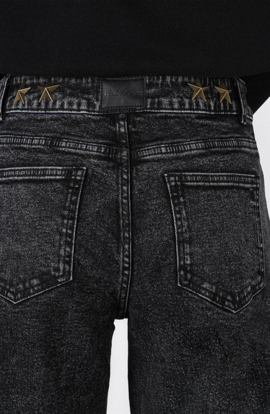 Pantalón Estrellas Cinturón Black