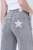 Pantalón Corte Lateral Estrella Grey