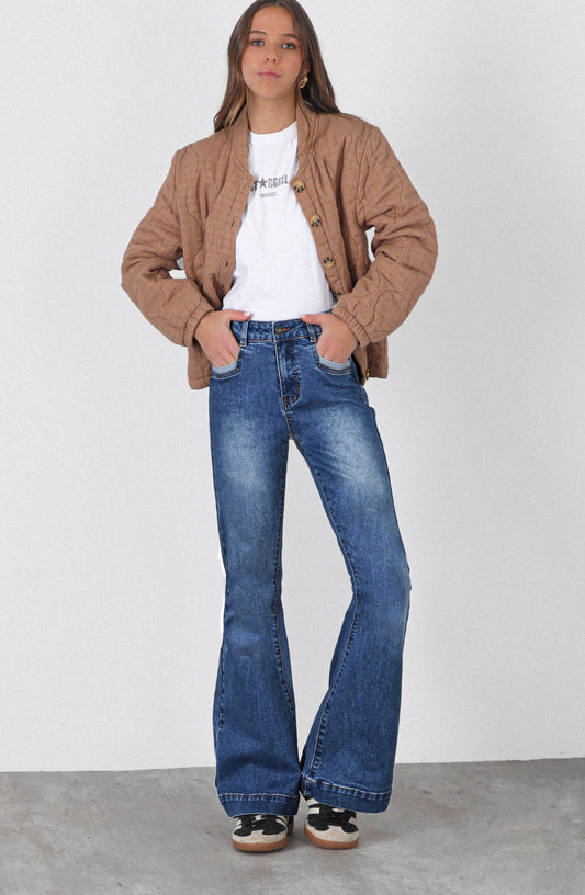 Pantalón Pocket Flare Blue