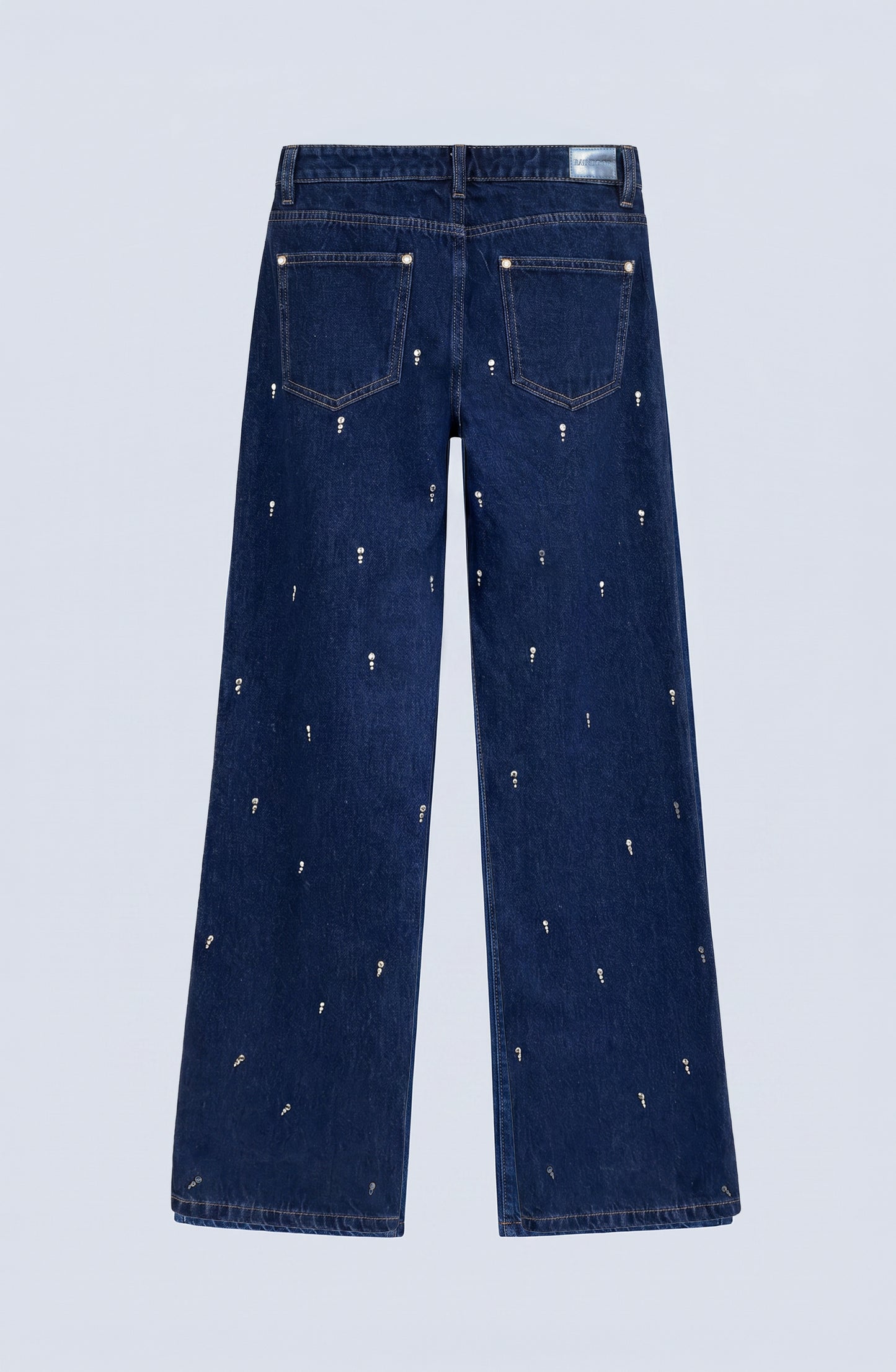Pantalón Gotas Strass Indigo