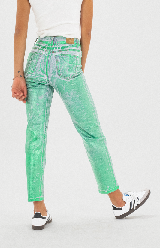 Pants Foil Green
