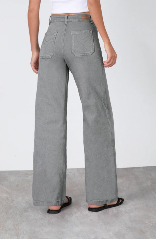 Pantalón Straight Pocket Grey