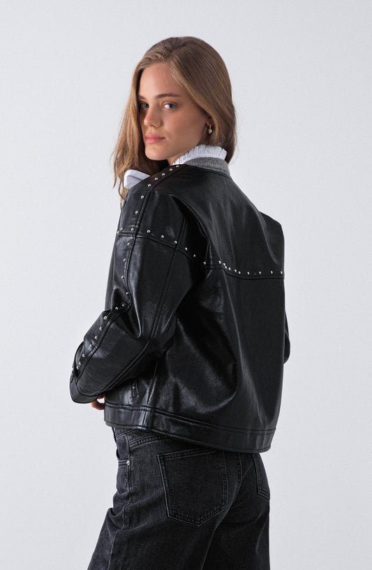 Chaqueta Ojal Black