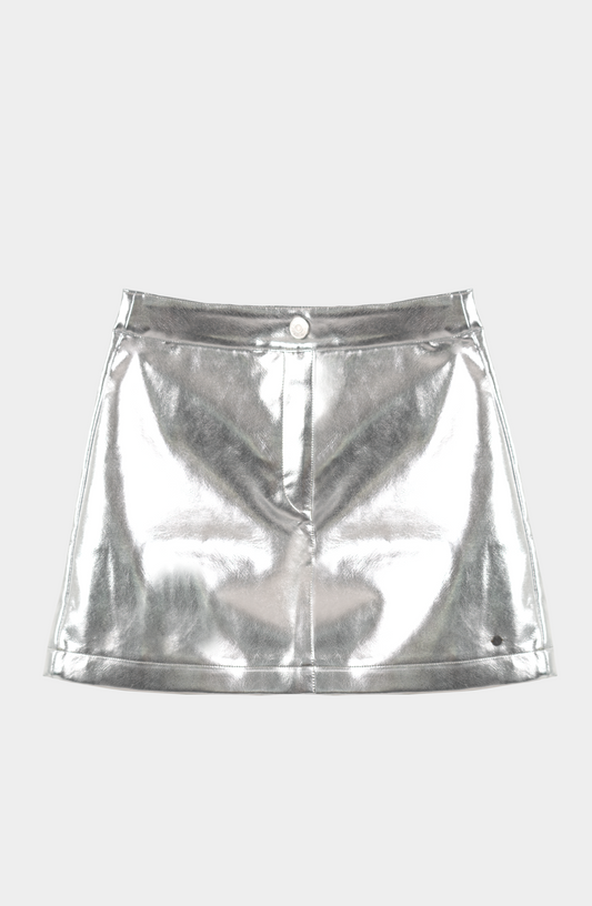 Falda Shine Silver