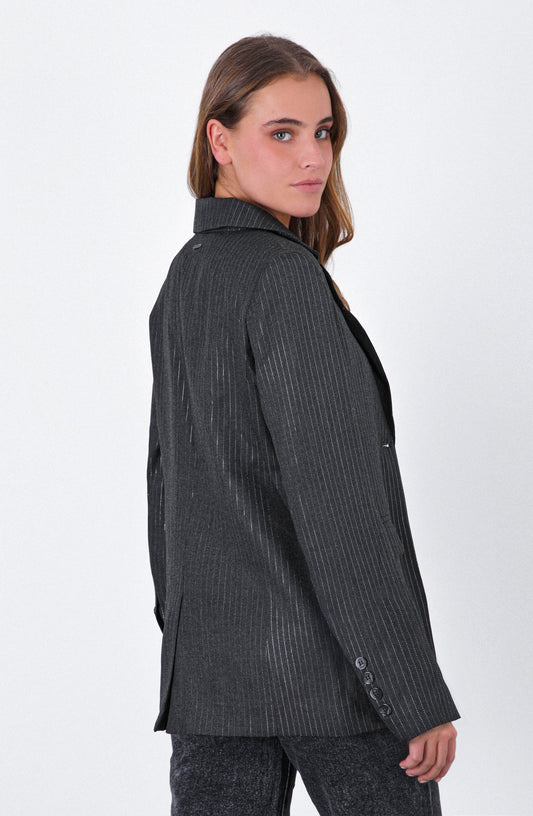 Blazer Raya Lurex Grey