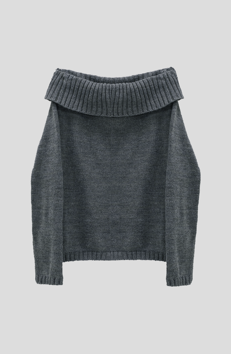 Low shoulder sweater discount