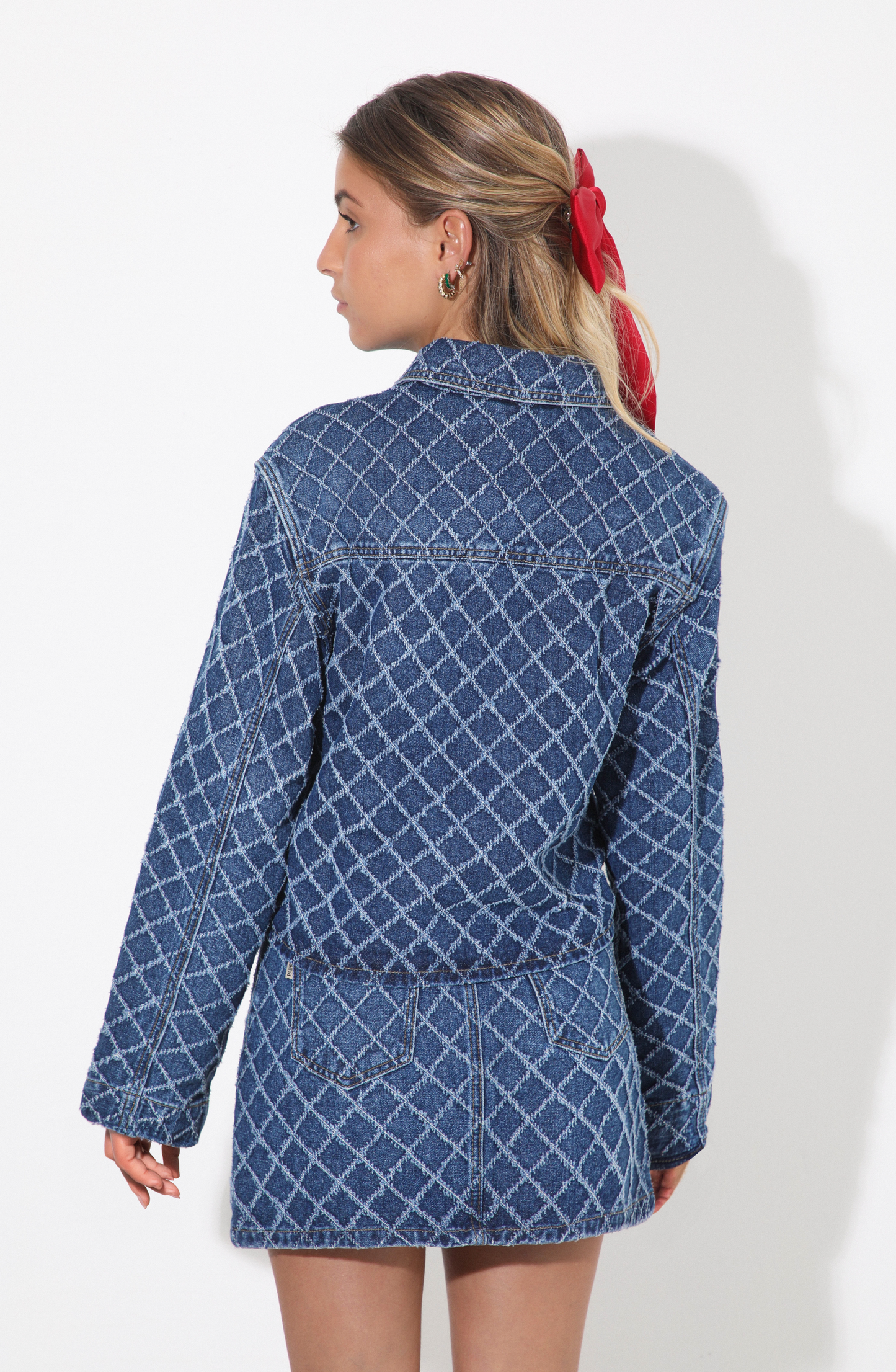 Chaqueta Rombos Blue