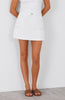 Falda Cargo White