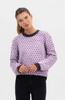 Sweater Jacquard Blue