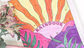 RD COLORING ON THE MOUNTAIN - Raindoor