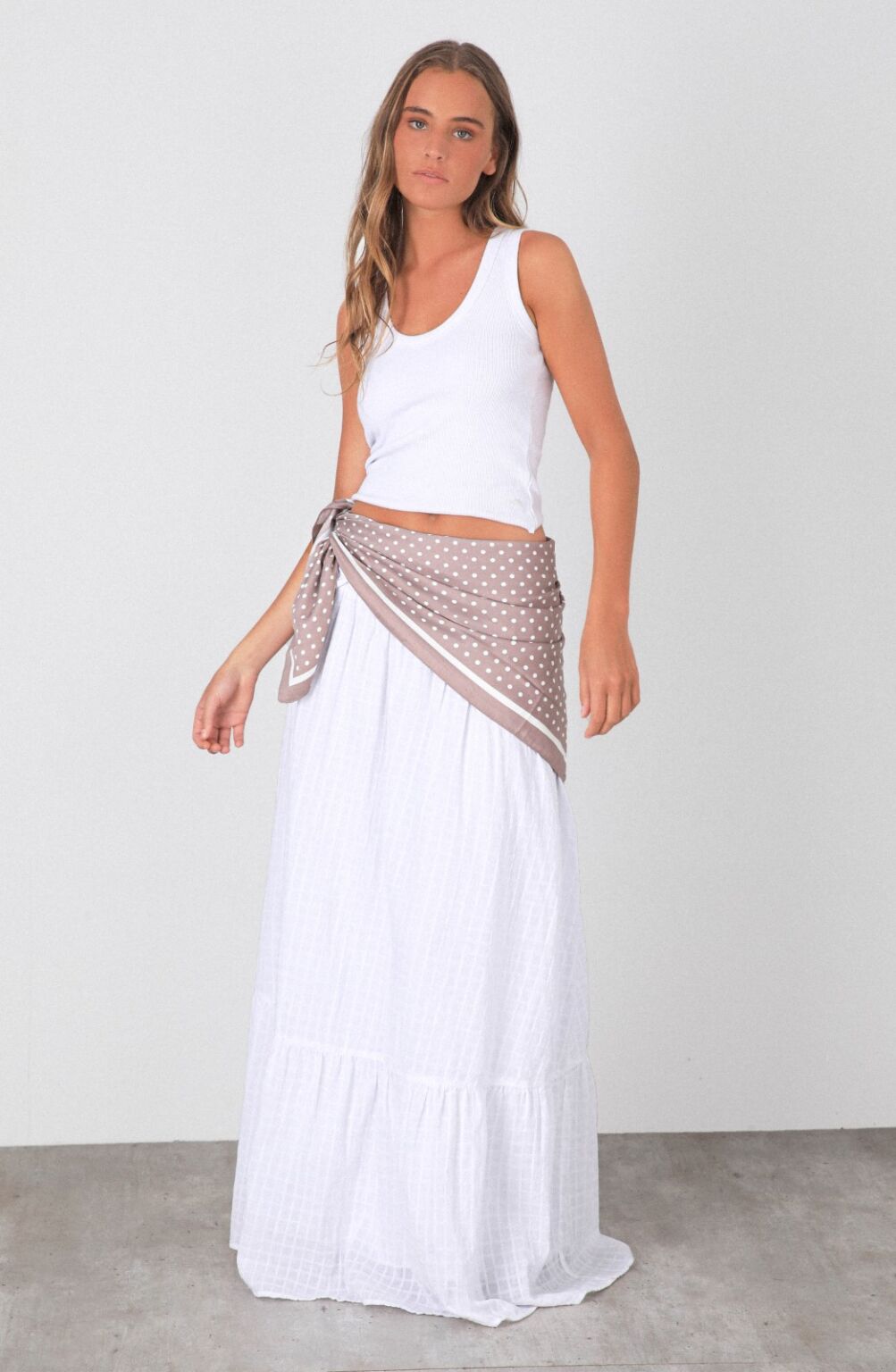 Pañuelo Polka Dot Brown