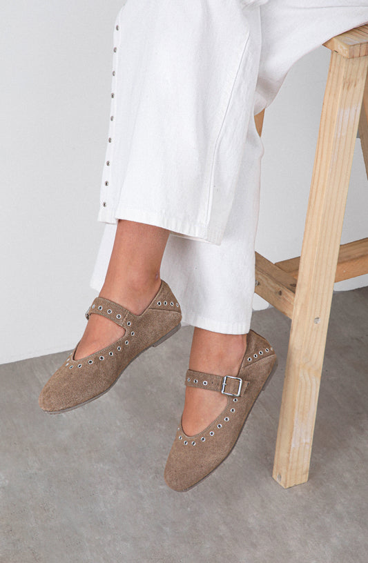 Ballerina Ojetillos Taupe