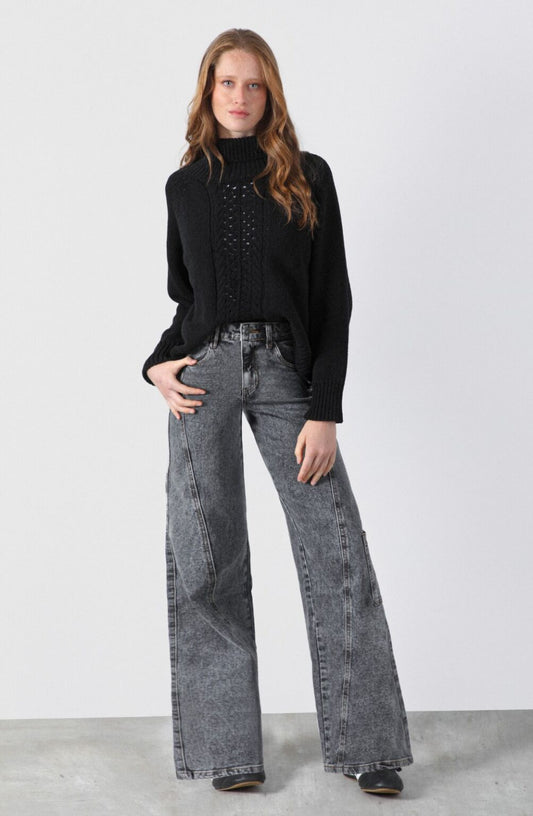 Pantalón Diagonal Bolsillo Gray