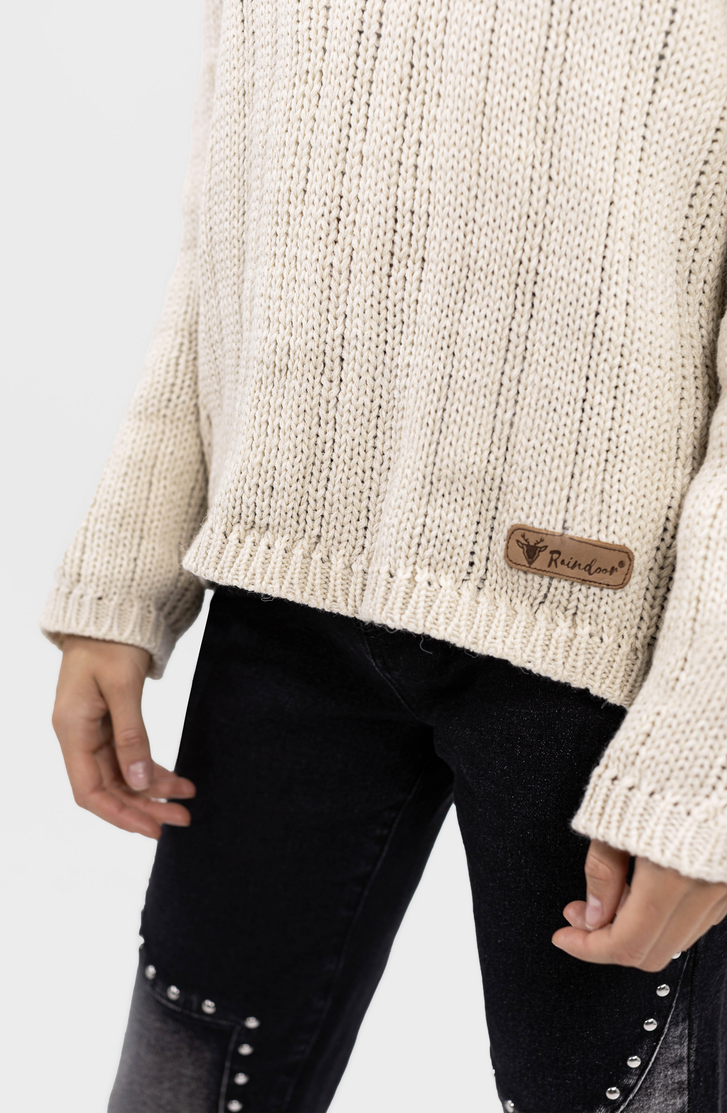 Sweater Bufanda Ecru