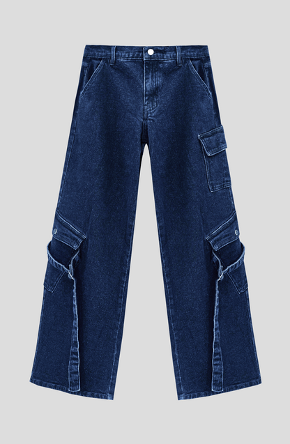 Pants Cargo Cintas Blue