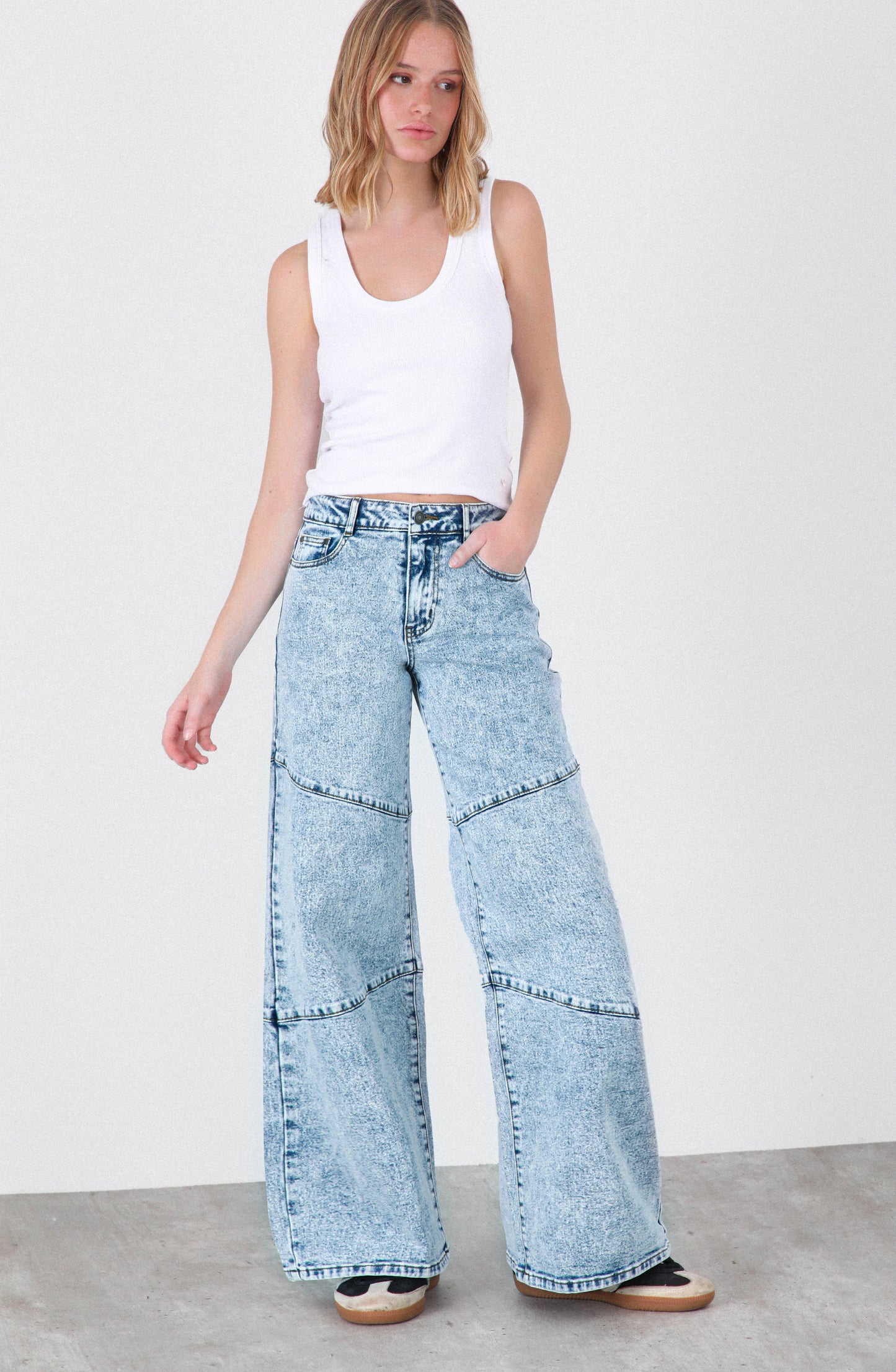 Pantalón Costuras Blue