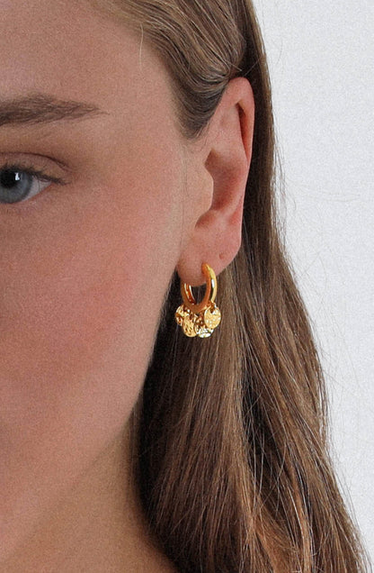 Argollas Circulos Gold