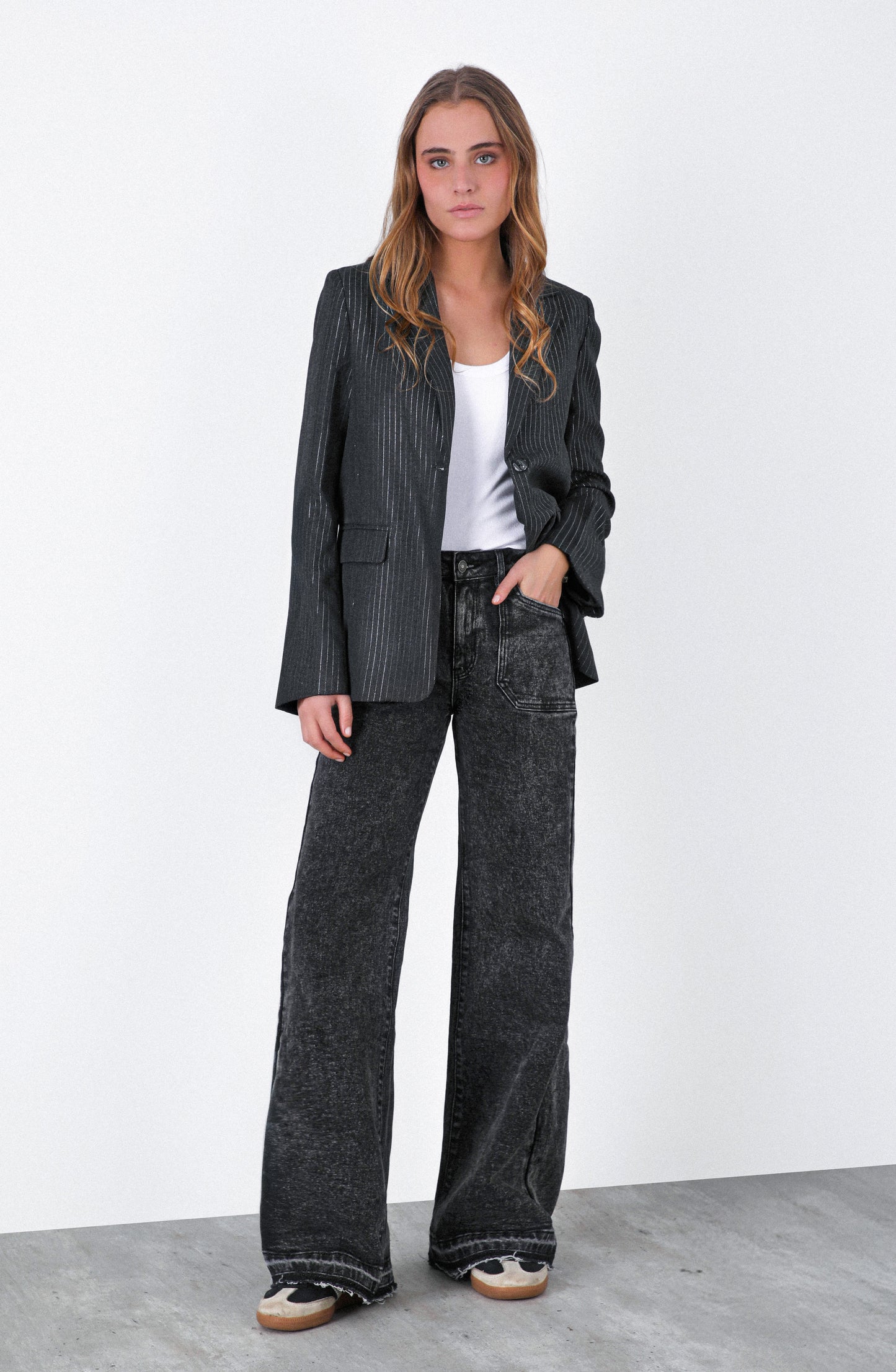 Blazer Raya Lurex Grey