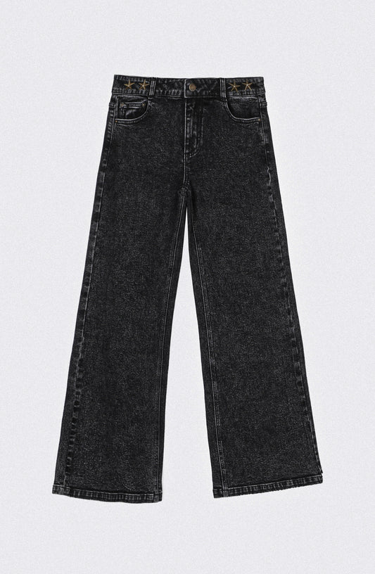 Pantalón Estrellas Cinturón Black