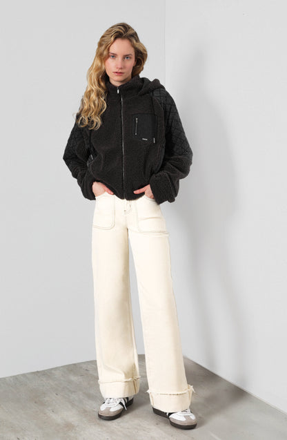 Chiporro Sherpa Quilt Gray