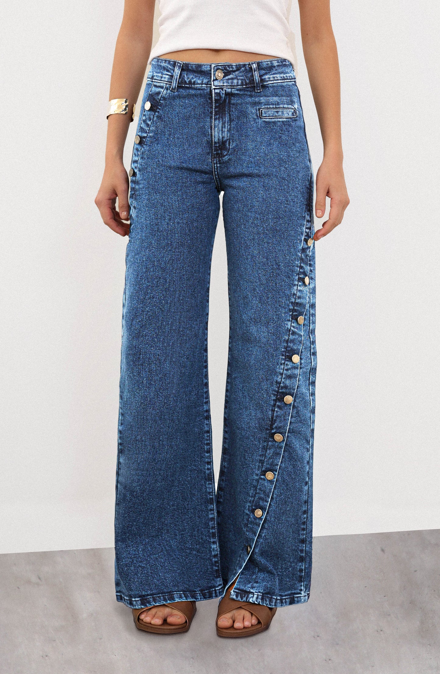 Pantalón Cruzado Botones