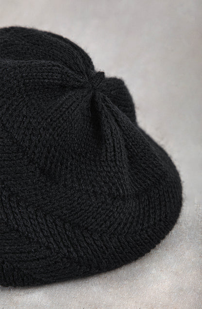 Boina Tejida Black