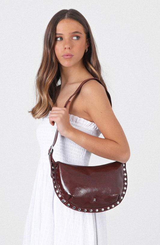 Cartera Baguette Burgundy