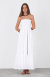 Vestido Largo Strapless White