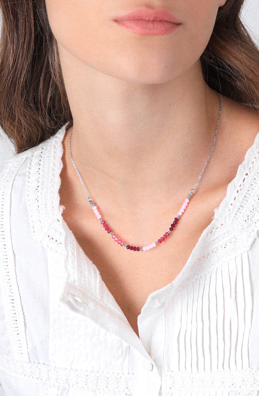 Collar Mostacillas Silver