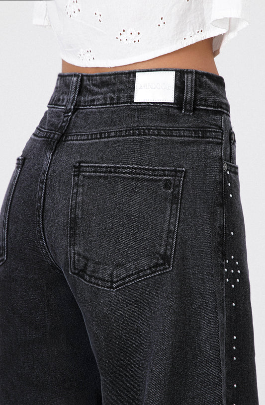 Pantalón Estrellas Tachas Black