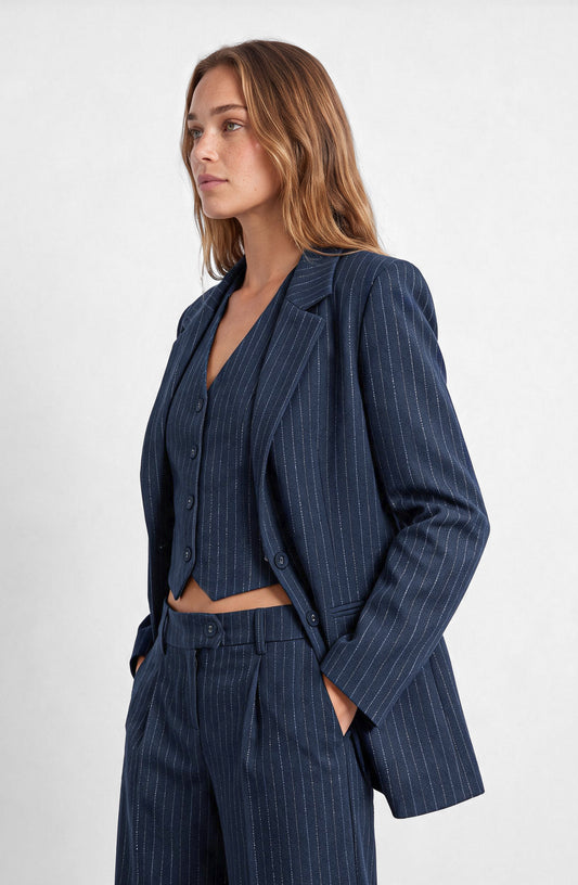 Blazer Lurex Blue