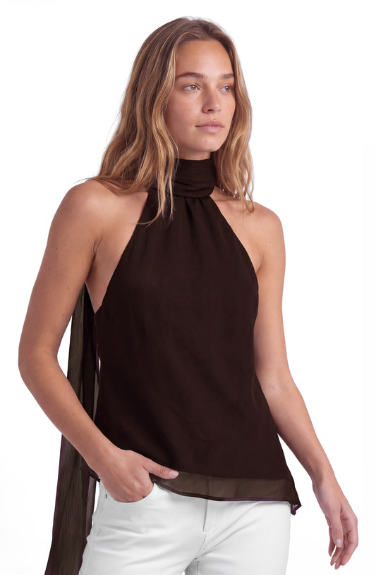 Blusa Asimétrica Brown