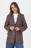 Blazer Cuadros Brown